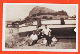 36383 / ⭐ ♥️ Carte-Photo (3) ORAN Mourdjajo Pinède Barque Pêche N° 0R-2939 Famille 3 Générations Algérie 1940s - Oran