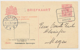 Spoorwegbriefkaart G. NS103-I A - Ravenstein - Megen 1920 - Ganzsachen