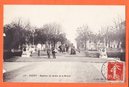 36113 / NIORT 79-Deux Sèvres Escaliers Du Jardin De La BRECHE 1906 à Marius BOUTET Rue Benard Paris / Tabacs ALIX 233 - Niort