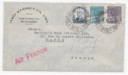 AIR FRANCE 1940 Argentine France Lettre REC Por Par Avion Via Aerea Traversée AF 237 R Farman Ville Mendoza ESPITALIER - Vliegtuigen