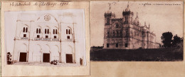 36025 / CARTHAGE La Cathédrale 1908 Photo 12 X 8 + 1 CPA Basilique Primatiale Musée LAVIGERIE 14 Tunisie - Tunisie