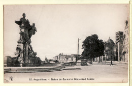 36159 /⭐ ANGOULEME Charente Statue CARNOT Boulevard DESAIX CPA 1910s - KD 22 - Angouleme