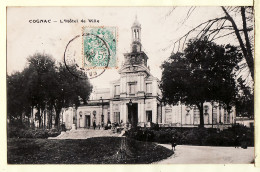 36192 /⭐ COGNAC Charente Jardin De L' HOTEL De VILLE Facade 1910s à CHASSE Couturiere Rue Vasselot Rennes - Cognac