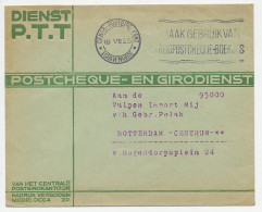 Machinestempel Postgiro Kantoor Den Haag 1935 - Ohne Zuordnung