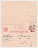 Briefkaart G. 54 B Rotterdam - Antwerpen Belgie 1904 - Postal Stationery