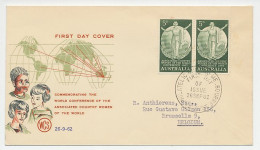 Cover / Postmark Australia 1962 World Conference Associated Country Women - Otros & Sin Clasificación