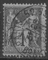 Lot N°159 N°83, Oblitéré Cachet à Date PARIS_52 Bd MONPARNASSE - 1876-1898 Sage (Type II)