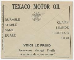 Postal Cheque Cover Belgium 1932 Texaco Motor Oil - Otros & Sin Clasificación