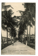 AFRIQUE OCCIDENTALE COTE D'IVOIRE GRAND BASSAM LE BOULEVARD TREICH LAPLENE 1921 - Côte-d'Ivoire