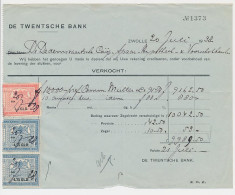 Beursbelasting 1.- GLD. / 4.75 GLD. Den 19.. - Zwolle 1928 - Fiscaux