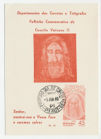 Postcard / Postmark Brazil 1966 Second Vatican Council - Altri & Non Classificati