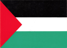 DRAPEAU De L'État PALESTINIEN - Carte Comportant Au Dos La Déclaration Du 15/11/1988 - Palestine