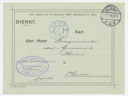 Dienst Alkmaar - Heino 1916 - Commandant 5e Depot Compagnie - Ohne Zuordnung