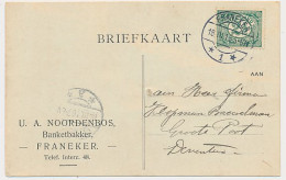 Firma Briefkaart Franeker 1916 - Banketbakker - Unclassified