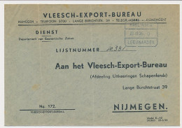 Treinblokstempel : Harlingen - Leeuwarden D 1935 - Unclassified