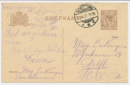 Briefkaart G. 122 Schuttorf Duitsland - Delft 1921 - Postal Stationery