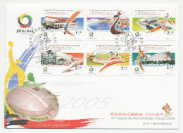 Cover / Postmark Macau 2005 Asia Games - Other & Unclassified
