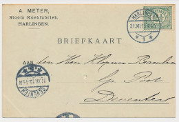 Firma Briefkaart Harlingen 1915 - Stoom Koekfabriek - Unclassified