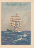Telegram Germany 1931 - Schmuckblatt Telegramme Sailing Ship - Ocean Liner - Sun - Boten