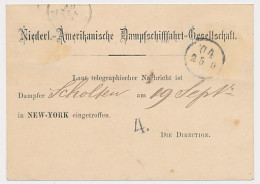 Briefkaart G. 16 Particulier Bedrukt Rotterdam - Duitsland 1878 - Ganzsachen