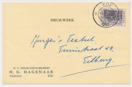 Firma Briefkaart Ede 1952 - Spinhulzenfabriek - Unclassified