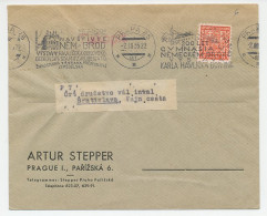 Cover / Postmark Czechoslovakia 1935 Gymnasia - Unclassified