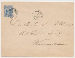 Envelop G. 6 B Schagen - Warmenhuizen 1898 - Postwaardestukken