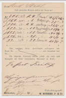 Briefkaart G. 27 Particulier Bedrukt Amsterdam - Duitsland 1888 - Postwaardestukken