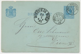 Trein Kleinrondstempel Amsterdam - Winterswijk IV 1885 - Covers & Documents