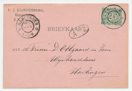 Firma Briefkaart Bergum 1902 - Wijnhandelaar  - Non Classés