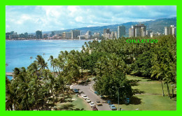 HONOLULU, HI - KAPIOLANI PARK AND WAKIKI FROM DIAMOND HEAD - CULTURAL PLAZA - HAKUBUNDO INC - - Honolulu