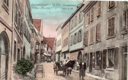 AMMERSCHWIHR GRAND-RUE ( CARTE COLORISEE ) - Otros & Sin Clasificación