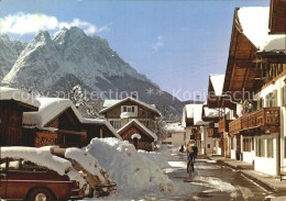 72431344 Garmisch-Partenkirchen Fruehlingsstrasse Gegen Waxenstein Im Winter Gar - Garmisch-Partenkirchen