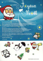 *CPM Et Son Enveloppe - Belle Carte Du Père Noël - - Andere & Zonder Classificatie