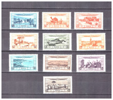 MAROC   PA    N °  12 /  21  .  SERIE  INONDATIONS   .  NEUVE   *  . SUPERBE  . - Airmail