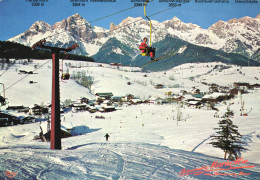 MARIA ALM, SALZBURG, SKI RESORT, ARCHITECTURE, MOUNTAIN, SKI LIFT, AUSTRIA, POSTCARD - Maria Alm