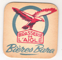 Ancien Sous Bock Brasserie De L’Aigle Bières Bara - Sous-bocks