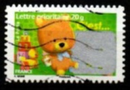 FRANCE    -    2008.    Y&T N° 4185  Oblitéré.    Ourson  /  Jouets - Used Stamps