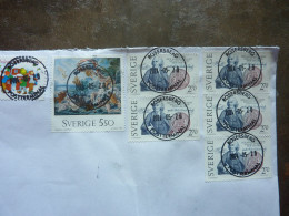 2024 ROSERBERG  8 Stamps Used On A Letter - Oblitérés