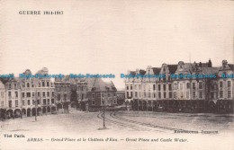 R129825 Guerre. Arras. Great Place And Castle Water. Neurdein - Monde