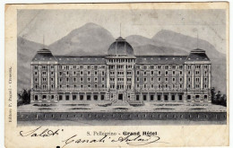 S. PELLEGRINO - GRAND HOTEL - BERGAMO - Primi '900 - Vedi Retro - Formato Piccolo - Bergamo
