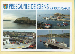 83. PRESQU'ILE DE GIENS – La Tour Fondue / Multivues / Blason (voir Scan Recto/verso) - Hyeres