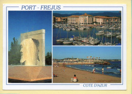 83. PORT FREJUS – 3 Vues (animée) (voir Scan Recto/verso) - Frejus