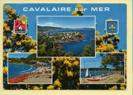 83. CAVALAIRE-SUR-MER – 3 Vues / Blason (animée) (voir Scan Recto/verso) - Cavalaire-sur-Mer