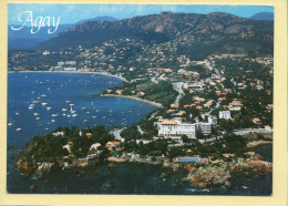 83. AGAY – Vue Aérienne De La Baie D'Agay / Carte Toilée (voir Scan Recto/verso) - Boulouris