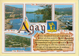 83. AGAY – Multivues / Blason / Parchemin (voir Scan Recto/verso) - Boulouris