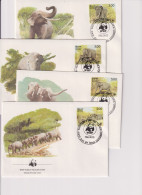 SRI LANKA 1986 FDC, Michel 753/756 - FDC