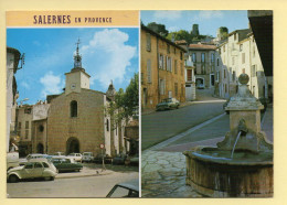 83. SALERNES EN PROVENCE – L'Eglise Et La Fontaine (voitures) (voir Scan Recto/verso) - Salernes