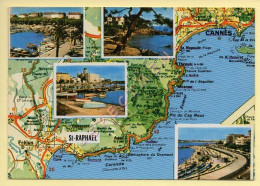 83. SAINT-RAPHAEL – Multivues / Carte Géographique (voir Scan Recto/verso) - Saint-Raphaël