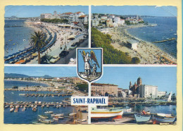 83. SAINT-RAPHAEL – Multivues Blason (animée) CPSM (voir Scan Recto/verso) - Saint-Raphaël